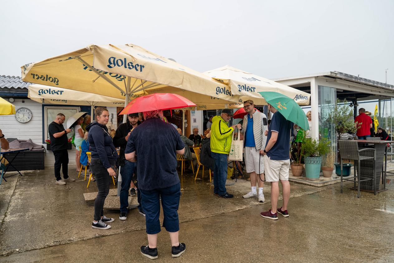 Zusammentreffen in Marias Marina in Oggau bevor die Fahrt beginnt