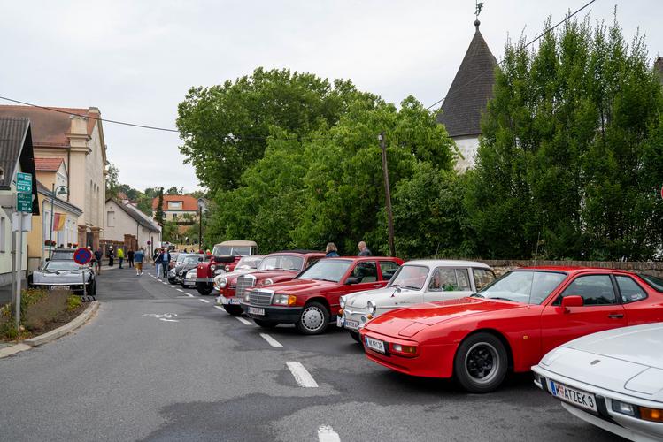 Oldtimer-Fahrt 2026 Ankunft in Kobersdorf